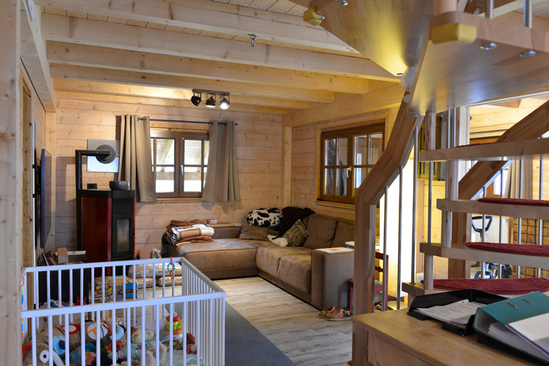 Wohnzimmer Seehaus am Murner See