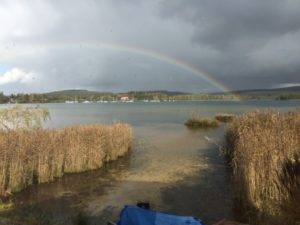 Regenbogen am Brückelsee